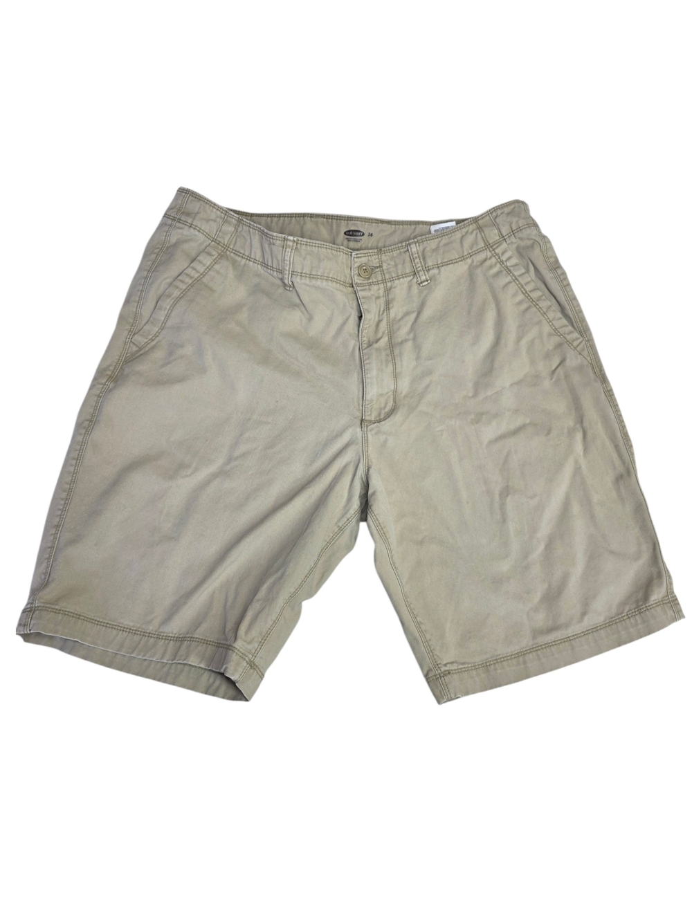 Old Navy Men's Khaki Flat-Front Shorts